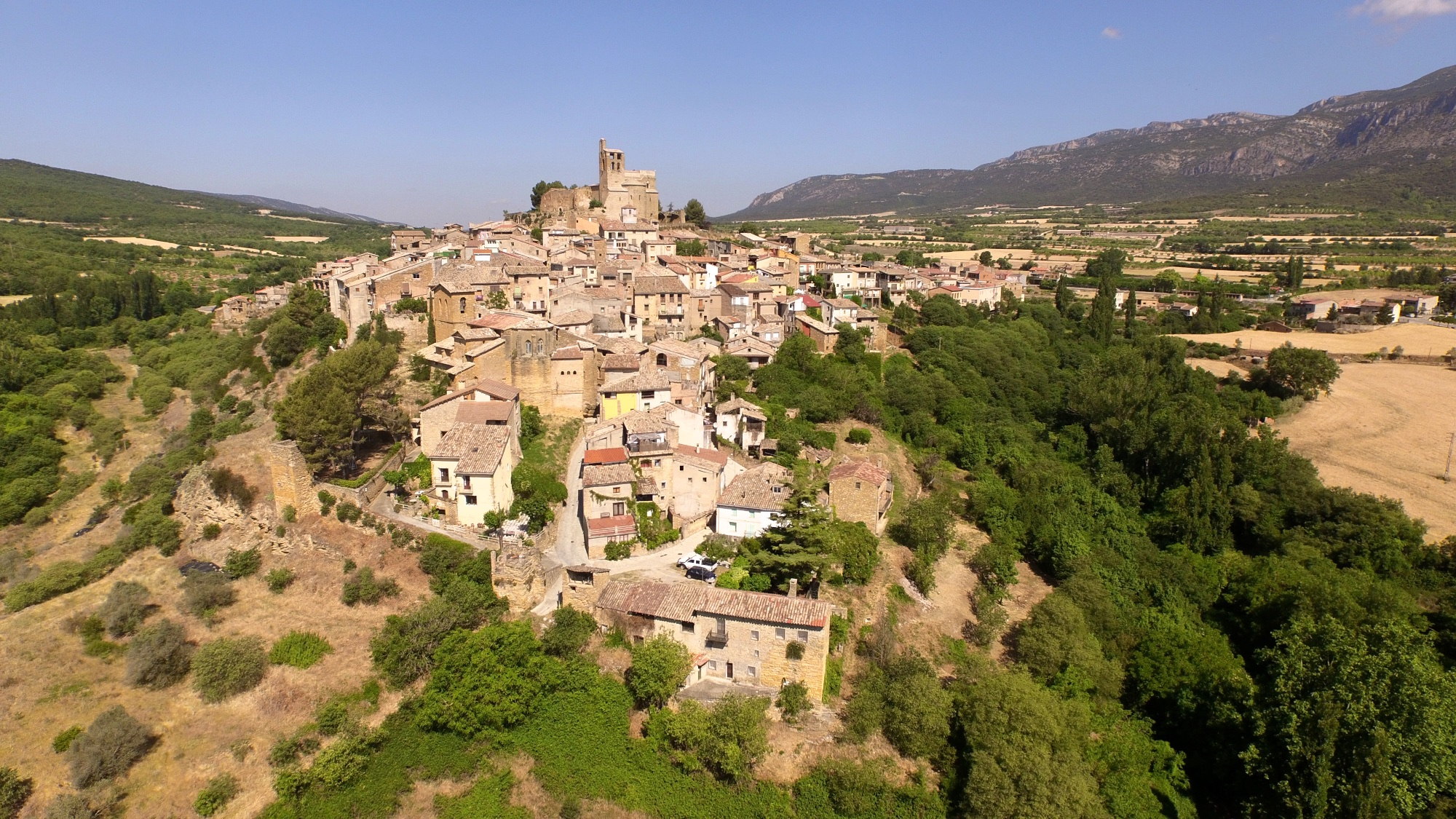 Pueblo de Àger Drone